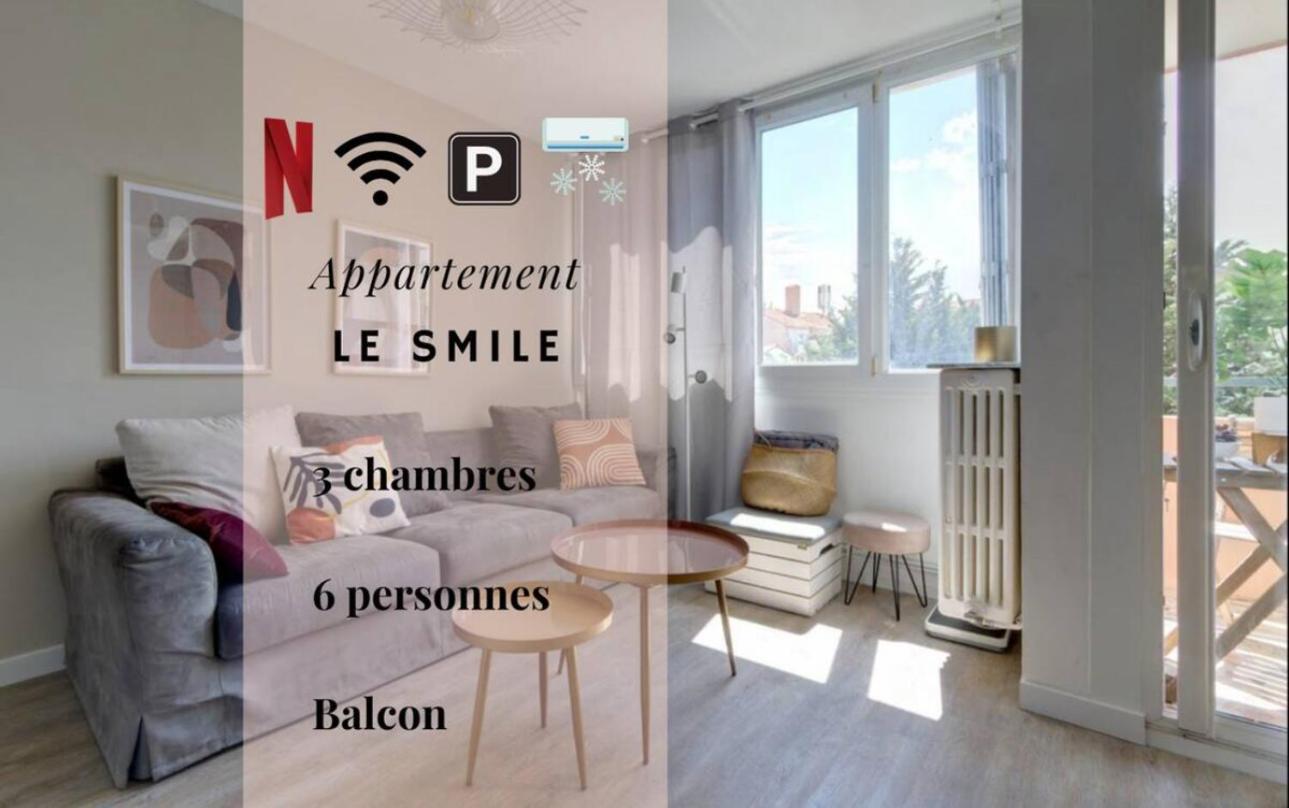 Le Smile - 3 Bedrooms - 8Pers - Parking - Centre Gare Montpellier Exteriér fotografie